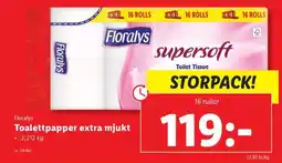 Lidl Florays Toalettpapper extra mjukt erbjuda