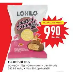 Willys GLASSBITES erbjuda