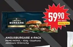 Willys ANGUSBURGARE 4-PACK erbjuda
