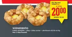 Willys WIENERBRÖD erbjuda