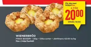 Willys WIENERBRÖD erbjuda