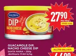 Willys GUACAMOLE DIP, NACHO CHEESE DIP erbjuda