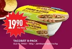 Willys TACOBÅT 8-PACK erbjuda