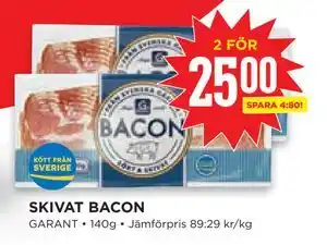 Willys Hemma SKIVAT BACON erbjuda