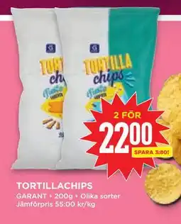 Willys Hemma TORTILLACHIPS erbjuda