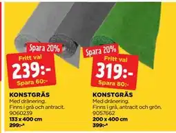 Jem&Fix KONSTGRÄS erbjuda