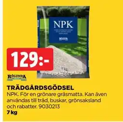 Jem&Fix TRÄDGÅRDSGÖDSEL erbjuda
