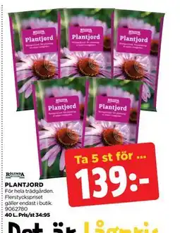 Jem&Fix PLANTJORD erbjuda
