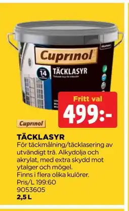 Jem&Fix TÄCKLASYR erbjuda