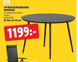 Jem&Fix TRÄDGÅRDSBORD MADRID erbjuda