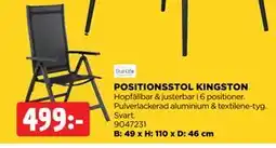 Jem&Fix POSITIONSSTOL KINGSTON erbjuda