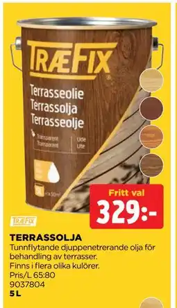Jem&Fix TERRASSOLJA erbjuda