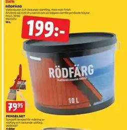 Jem&Fix RÖDFÄRG erbjuda