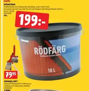Jem&Fix RÖDFÄRG erbjuda