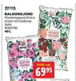 Jem&Fix BALKONGJORD erbjuda