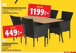 Jem&Fix TRÄDGÅRDSSTOL BANGKOK erbjuda