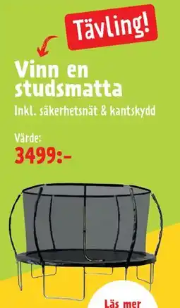 Jem&Fix Vinn en studsmatta erbjuda