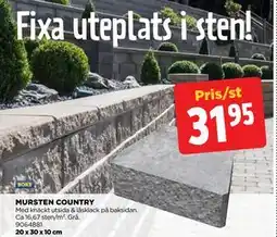 Jem&Fix MURSTEN COUNTRY erbjuda