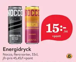 Hemköp Energidryck erbjuda