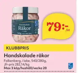 Hemköp Handskalade räkor erbjuda