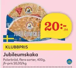 Hemköp Jubileumskaka erbjuda