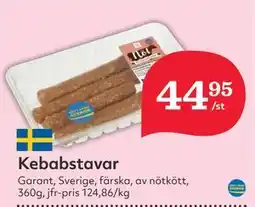 Hemköp Kebabstavar erbjuda