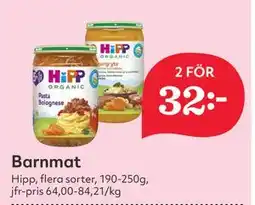 Hemköp Barnmat erbjuda