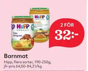 Hemköp Barnmat erbjuda