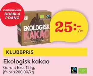 Hemköp Ekologisk kakao erbjuda