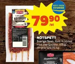 Coop Nötspett erbjuda