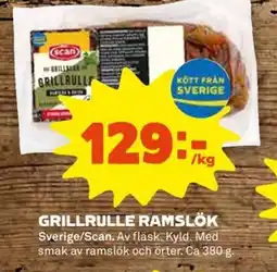 Coop Grillrulle ramslök erbjuda