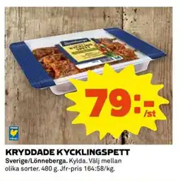 Coop Kryddade kycklingspett erbjuda