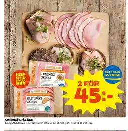 Coop Smörgåspålägg erbjuda