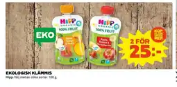 Coop HIPP Ekologisk klämmis erbjuda