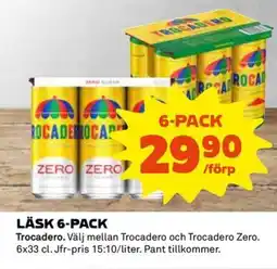 Coop TROCADERO Läsk 6-pack erbjuda