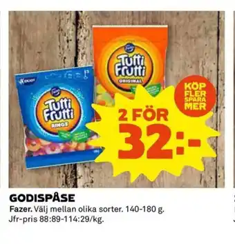 Coop FAZER Godispåse erbjuda