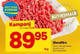 City Gross Blandfärs erbjuda
