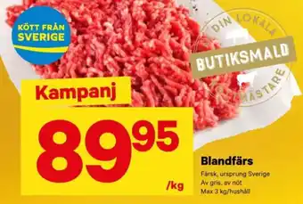 City Gross Blandfärs erbjuda