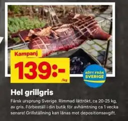 City Gross Hel grillgris erbjuda