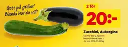 City Gross Zucchini, aubergine erbjuda