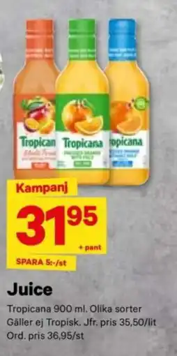 City Gross TROPICANA Juice erbjuda