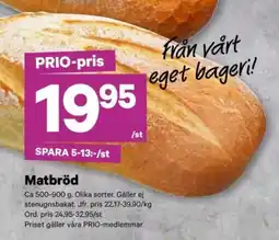 City Gross Matbröd erbjuda