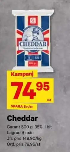 City Gross GARANT Cheddar erbjuda