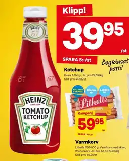 City Gross HEINZ Ketchup erbjuda