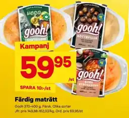 City Gross GOOH Färdig maträtt erbjuda