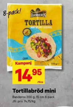 City Gross BANDEROS Tortillabröd mini erbjuda