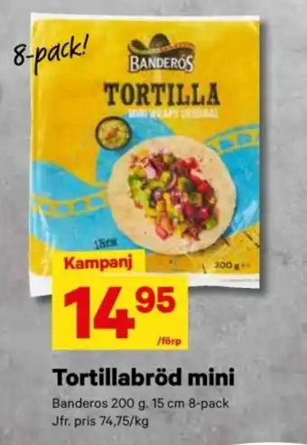 City Gross BANDEROS Tortillabröd mini erbjuda