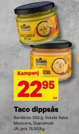 City Gross BANDEROS Taco dippsås erbjuda