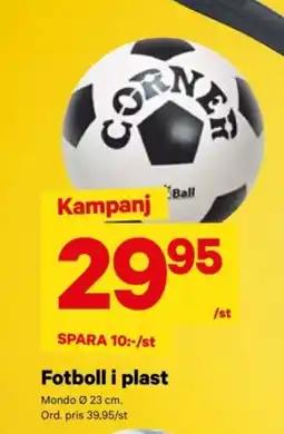 City Gross Fotboll i plast erbjuda