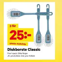 City Gross FIXA Diskborste classic erbjuda